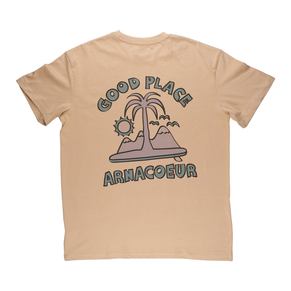 T-SHIRT LOGO GOOD PLACE - Sand