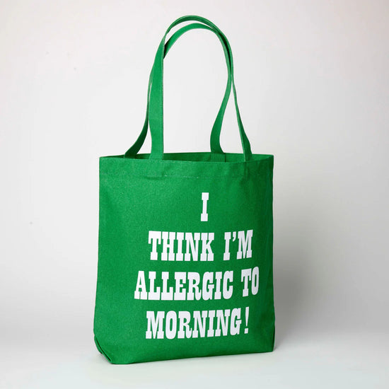 Snoopy ToteBag - Allergic to Morning