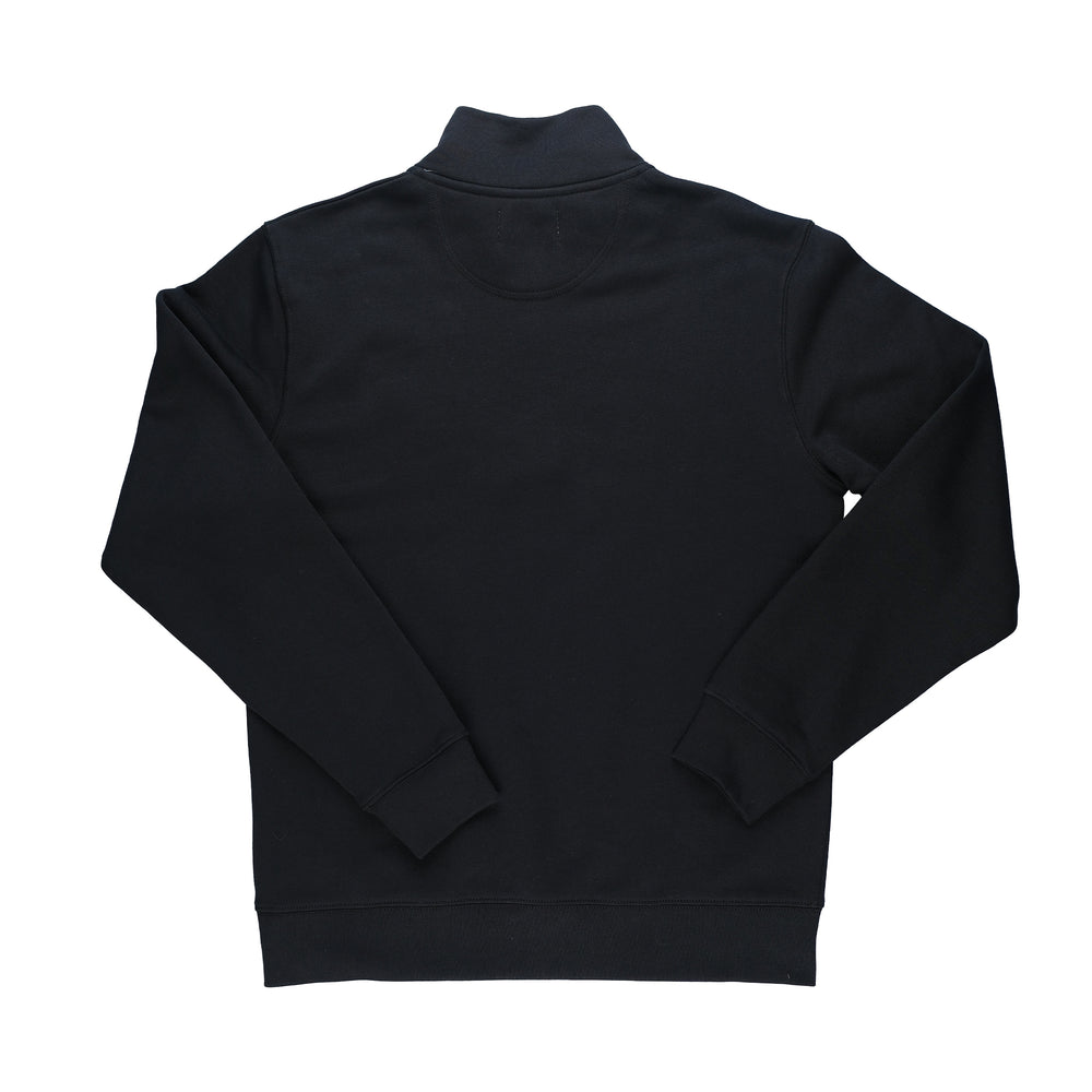 SWEATSHIRT PATCH 1/4 ZIP - Black