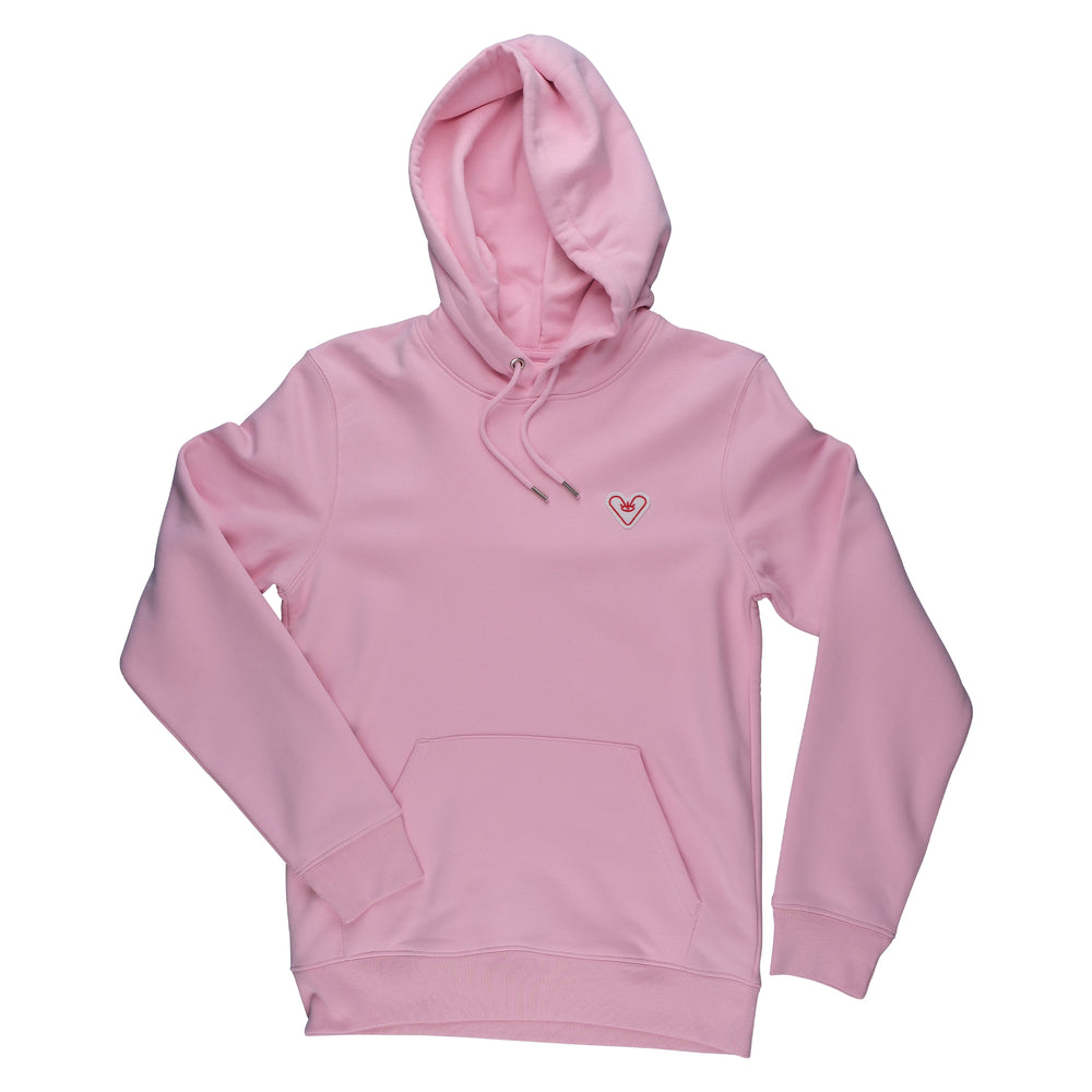 HOODIE PATCH LOGO - Cotton Pink