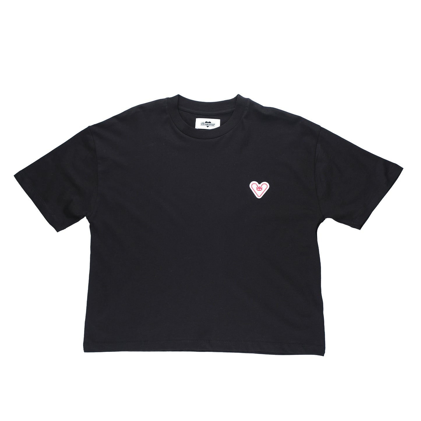 T-SHIRT PATCH WOMEN NOVA - Black