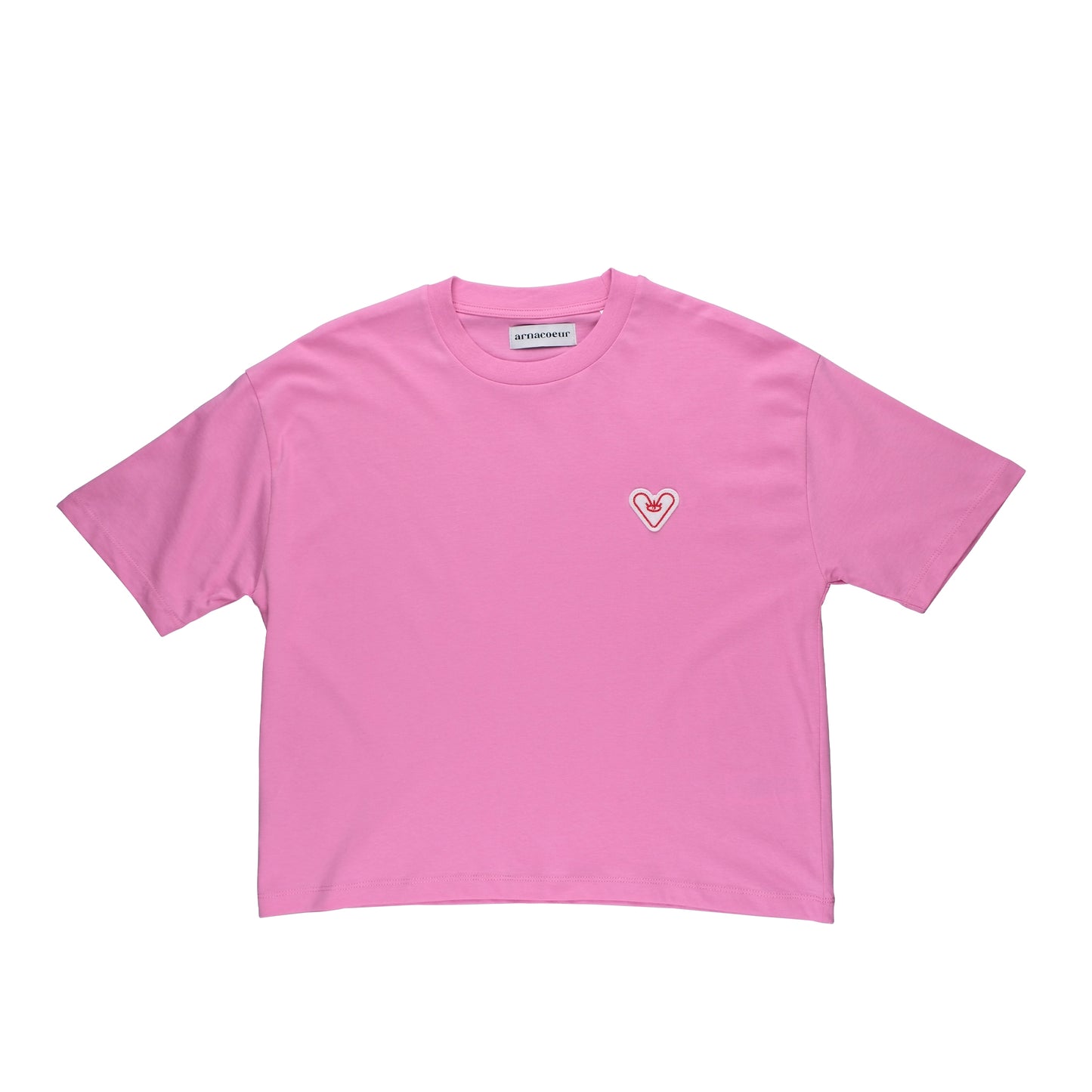 T-SHIRT PATCH WOMEN NOVA - Bubble Pink