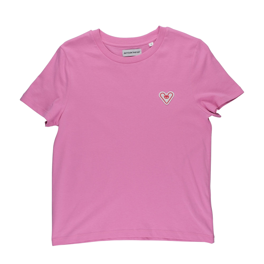 T-SHIRT PATCH WOMEN MUSER - Bubble Pink