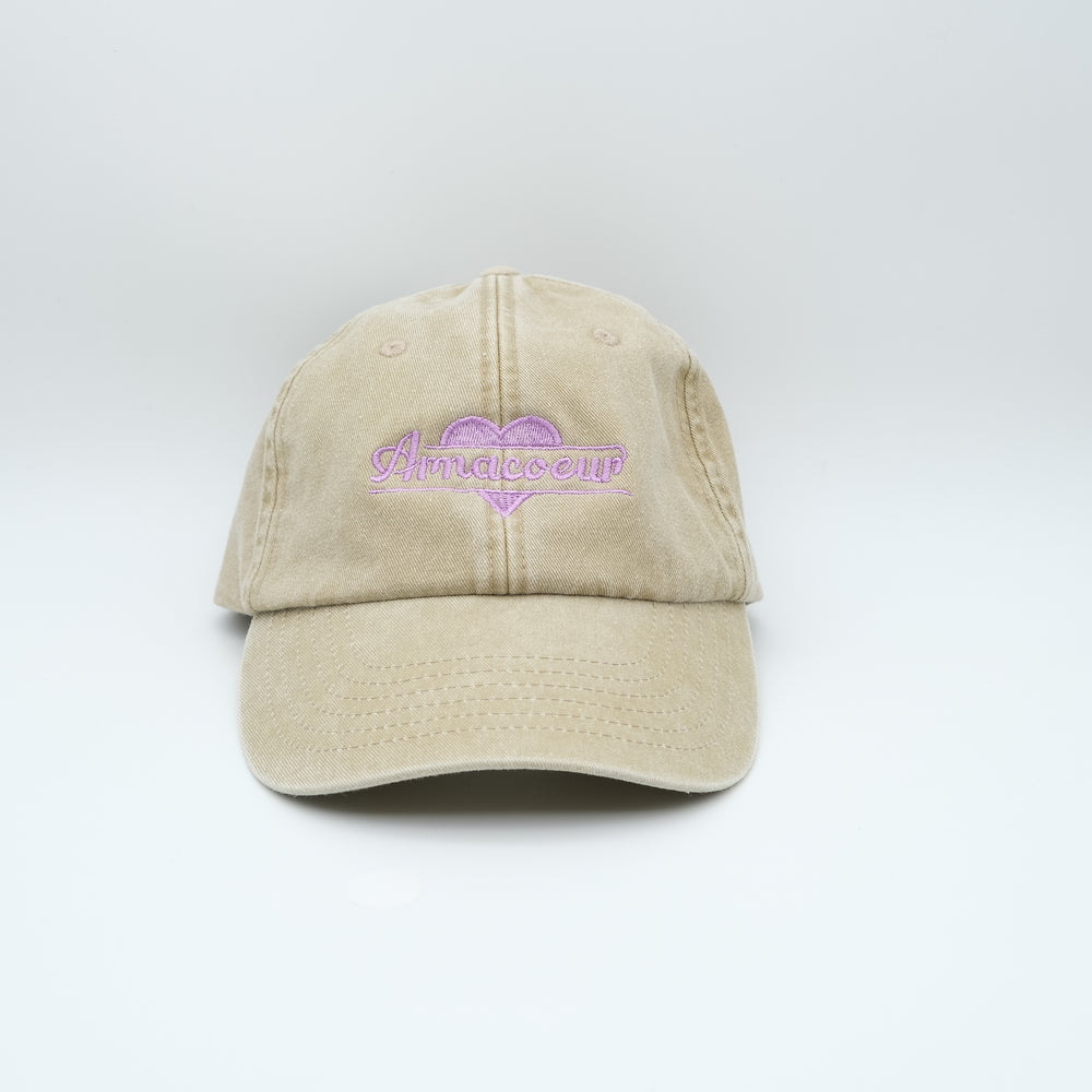 6PANEL VINTAGE - Stone/Purple