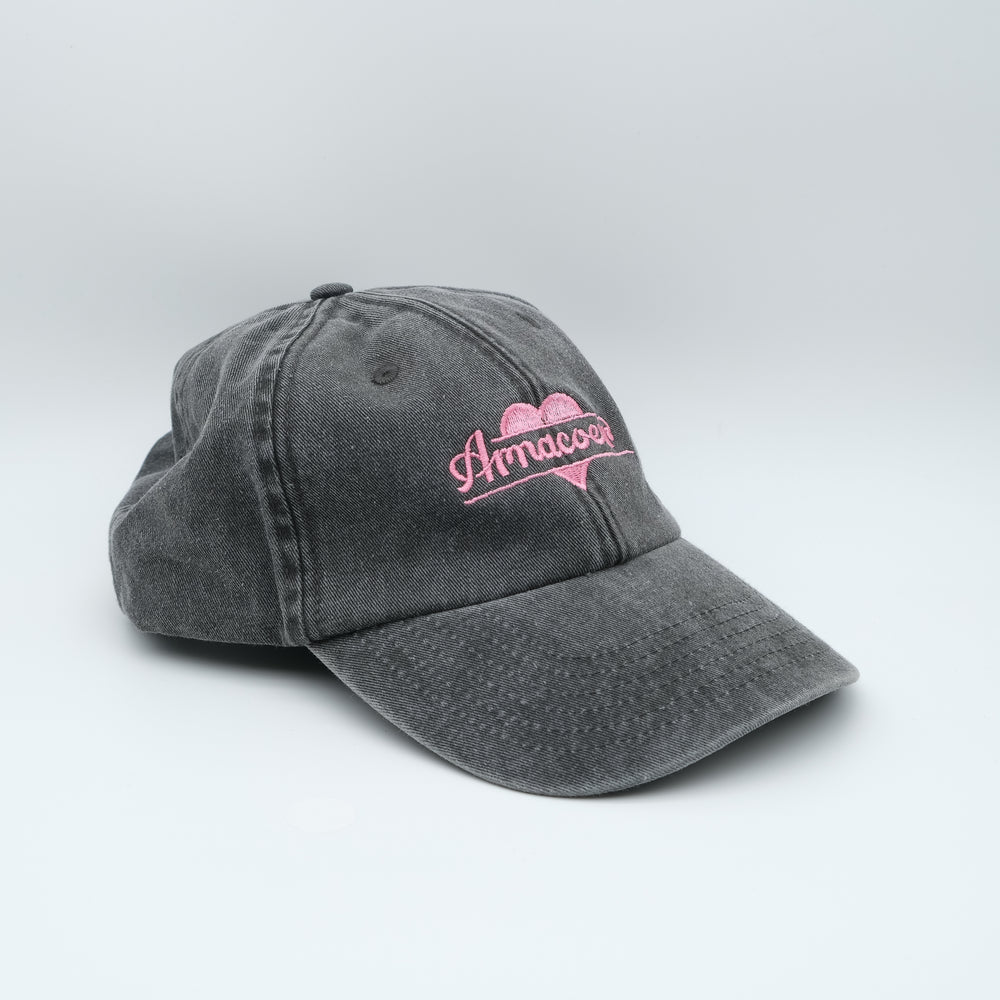 6PANEL VINTAGE - Black/Pink