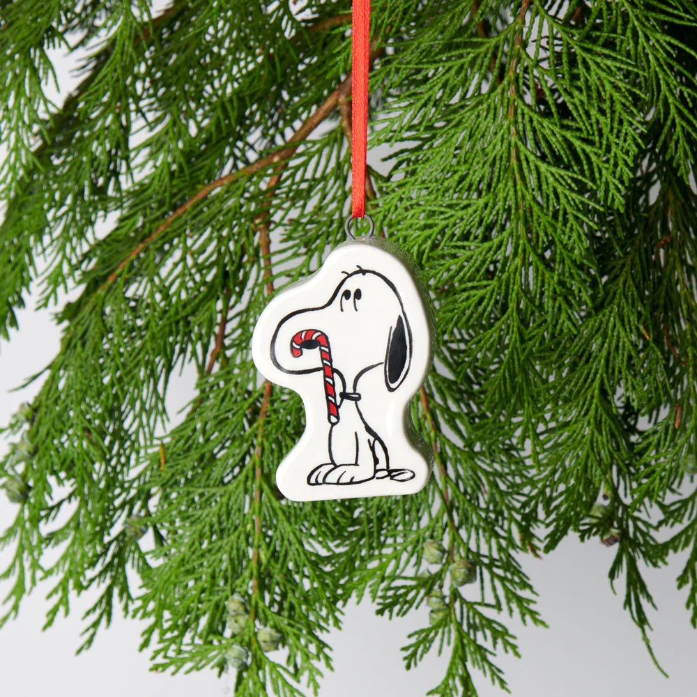 Snoopy Bauble Candy Cane