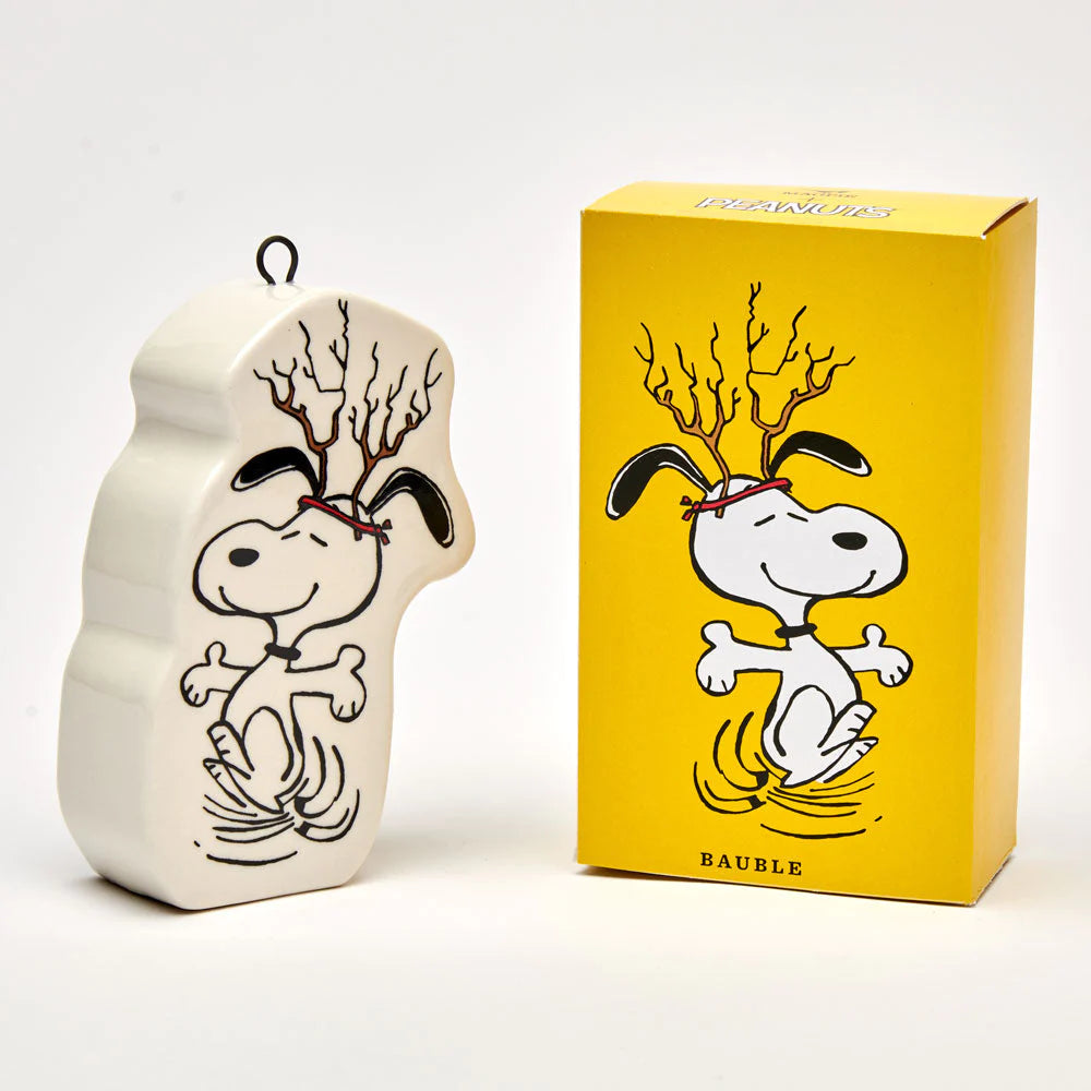 Snoopy Bauble Antlers