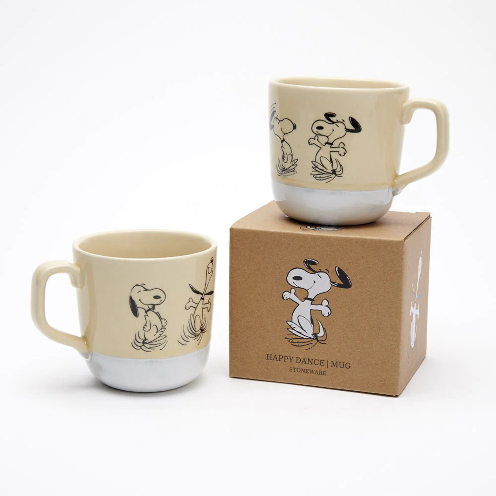 Snoopy Stoneware Mug - Happy Dance